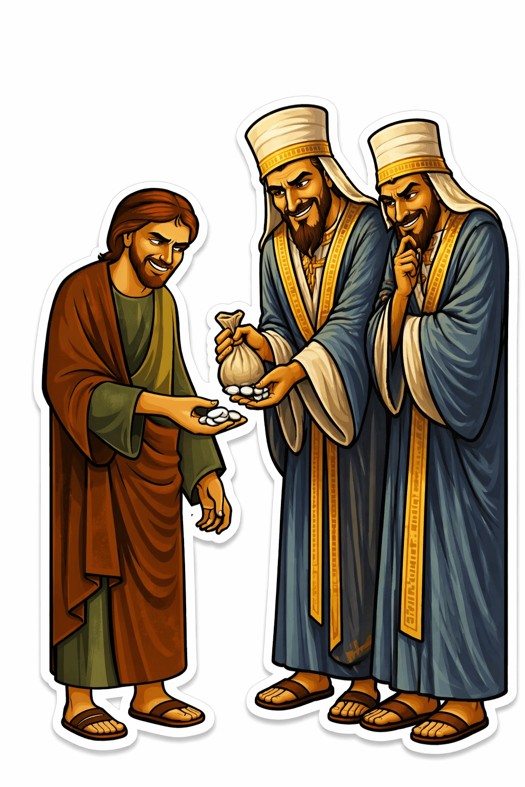 Judas Receives Silver