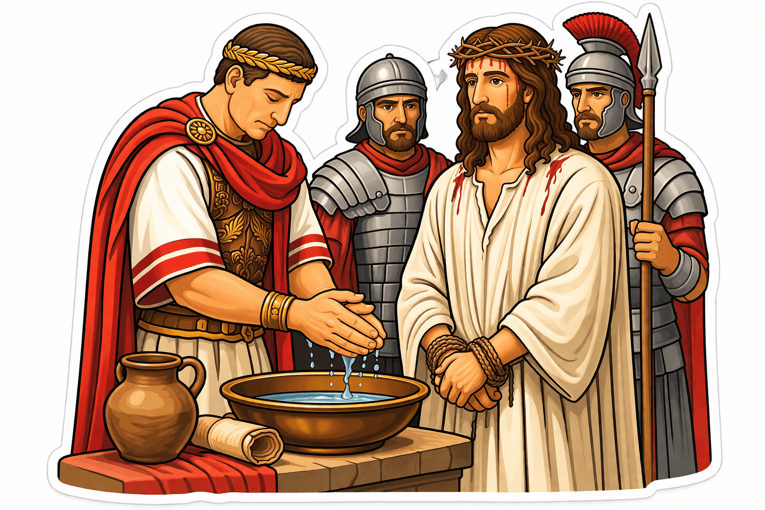 Pilate Washes His Hands